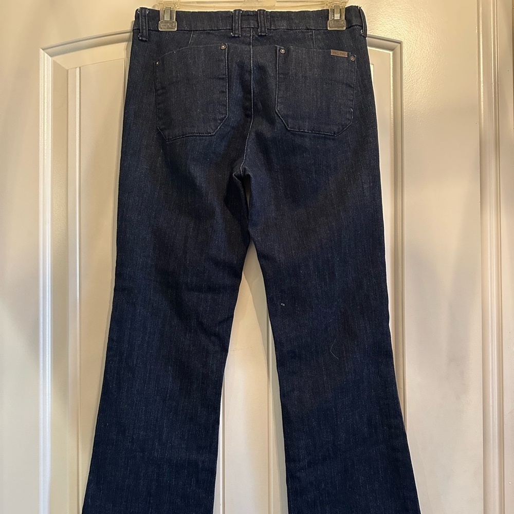 Dear John Blue Flare Wide Leg Jeans T3 - Picture 9 of 11